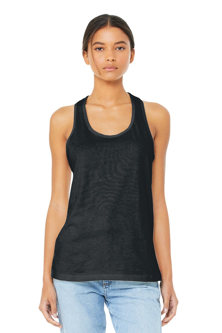 BELLA + CANVAS® Women's Relaxed Fit Racerback Tank with Airlume Cotton and Sustainable Retail Design